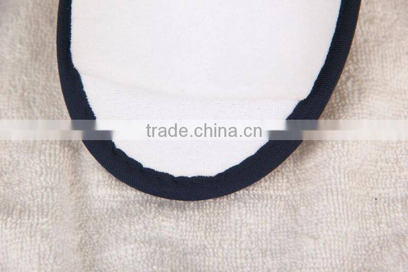 wholesale disposable cut velvet hotel guest slipper