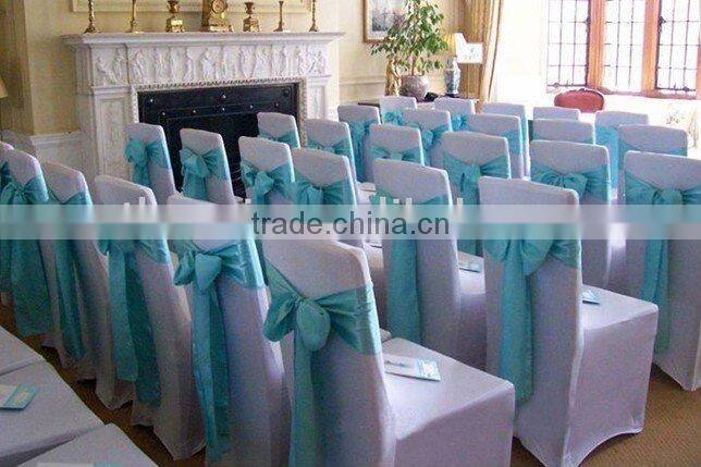 white wedding spandex chair cover for banquet