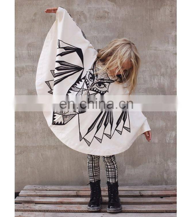 2018 Professional Owl Pattern Clothing Worsted Child Kid Clothing fabric