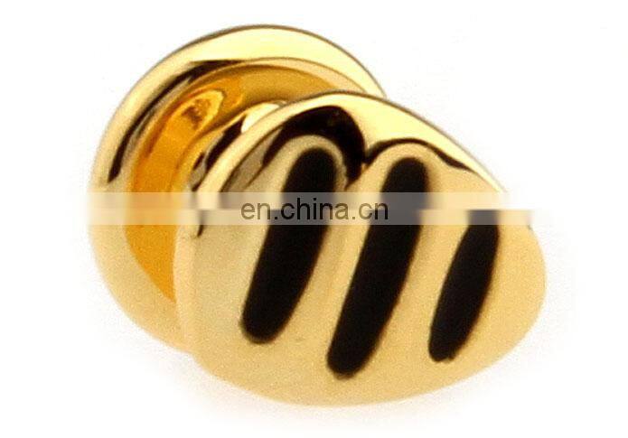 Gold plated metal studs Cufflinks Manufacture Alibaba wholesale