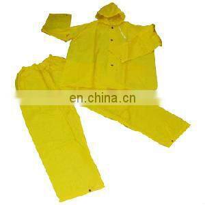 folding laundry hamper/polyester laundry bag 100%pvc 2pcs rainsuit Elasticity trousers