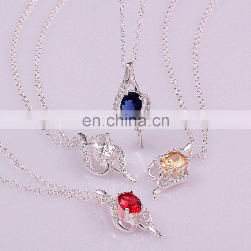 New arrival jewelry rhinestone silver necklace special designs for party