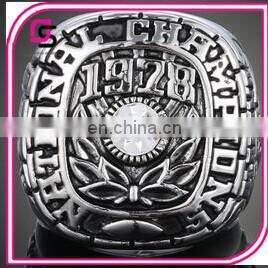 2015Hot selling big ring Cheap design national custom championship ring Stainless steel fashion ring