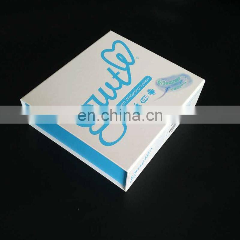 Luxury Book Shaped Magnetic Flip Box for Portable USB Mobile Phone power bank charger