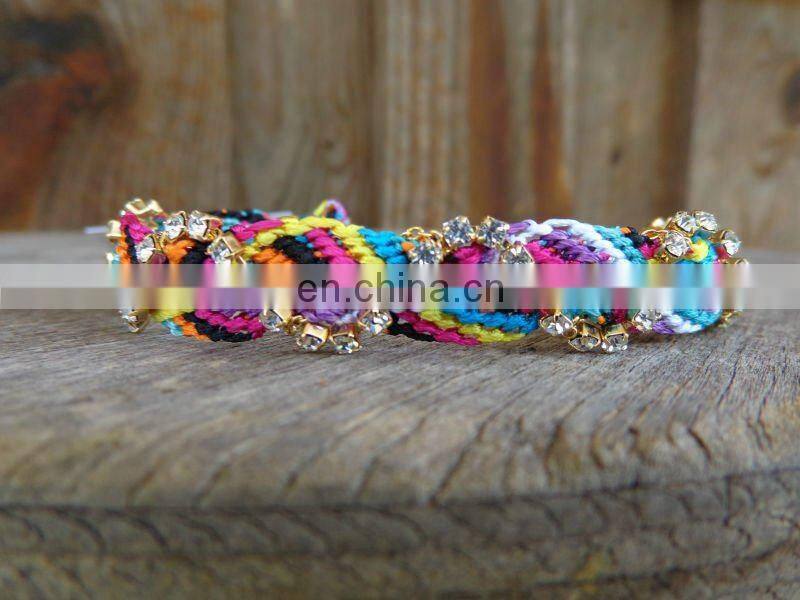 Rope Rhinestone Bracelet