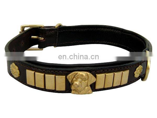 Cotton Rope Leather Dog Collars manufacturer