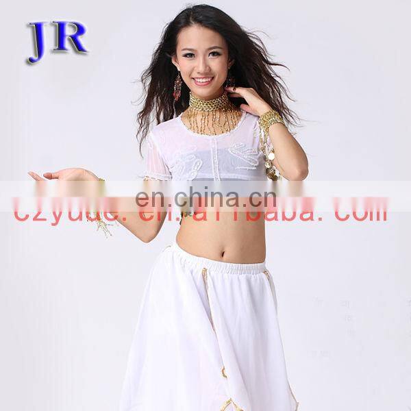Egyptian style hanging coins belly dance costume top for women S-3008#