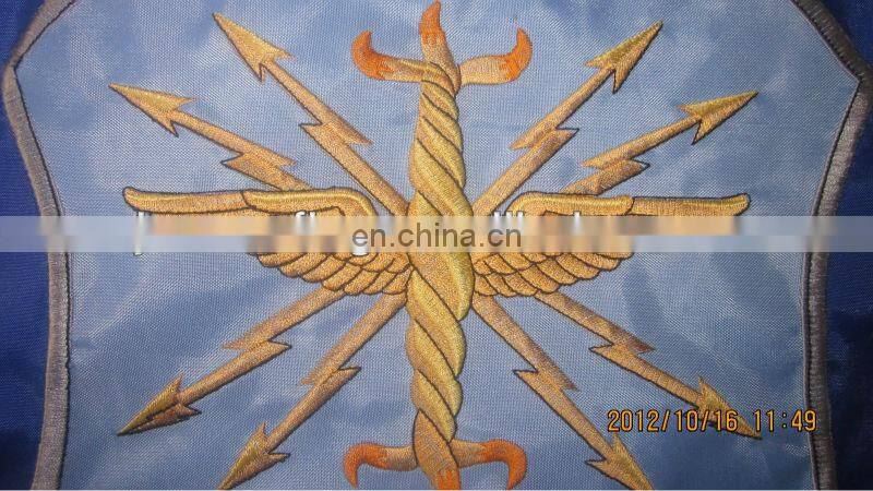 custom embroidery nylon flag