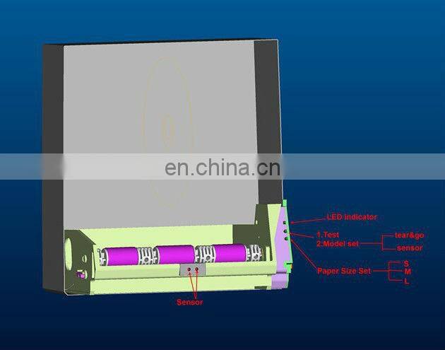 Automatic Under cabinet kitchen paper towel dispenser stainless steel