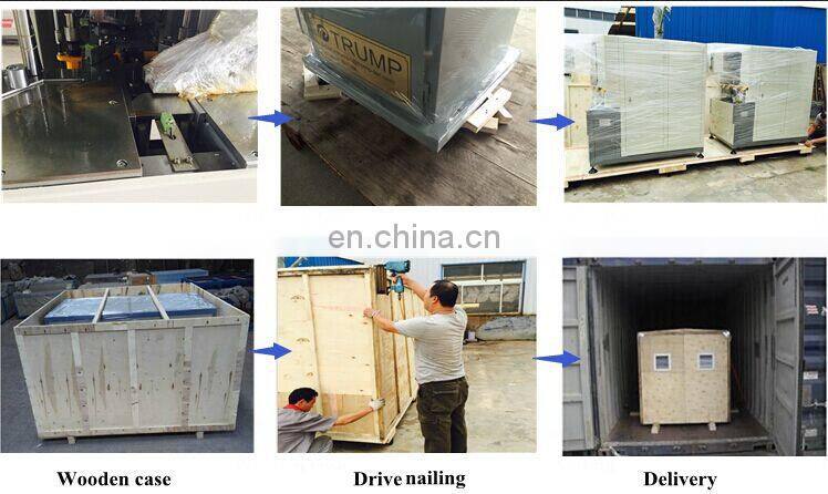 cnc automatic pvc windows corner cleaning machine