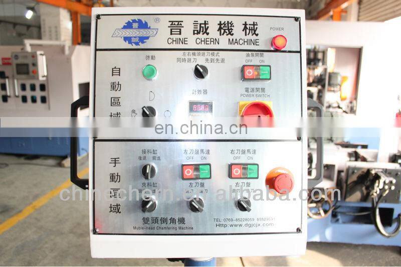 Alloy Stainless Steel Rod Double End Chamfer Machine