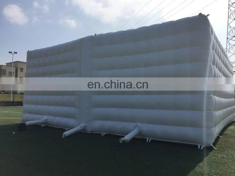 Large white event inflatable dome tent with two entrances, cheap seal inflatable igloo tent for sport competition and party game