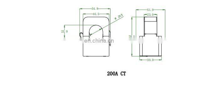 Acrel AGF-AE-D/200 PV/Solar inverter energy meter
