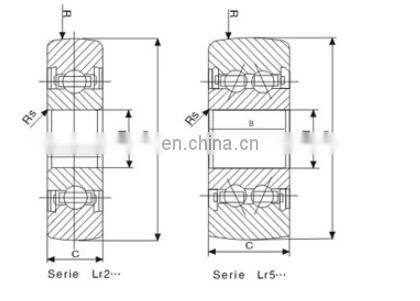 LR 5004KDDU track roller bearings LR5004KDDU