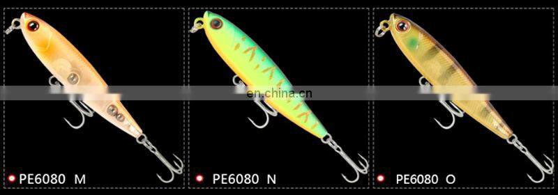 New Colors 55mm 3.5g Bass Hooks Crankbait Tackle Isca Artificial Para Pesca Sinking Pencil Lures