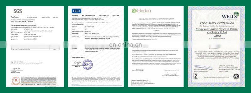 Reseal plastic bags custom powder coffee etythritol sugar food packaging stand up pouches for zipper