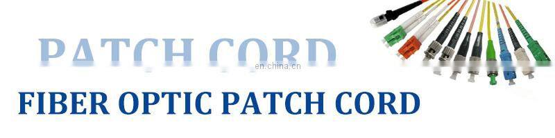 Hot Sale Factory Price High Quality Single Mode Fiber Optic Patch Cord with Sc FC LC Connector