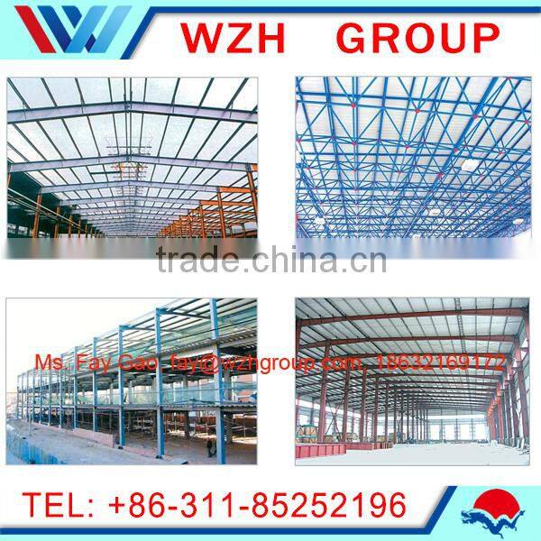 Structural steel prefabricated workshop / warehouse / gym/ school
