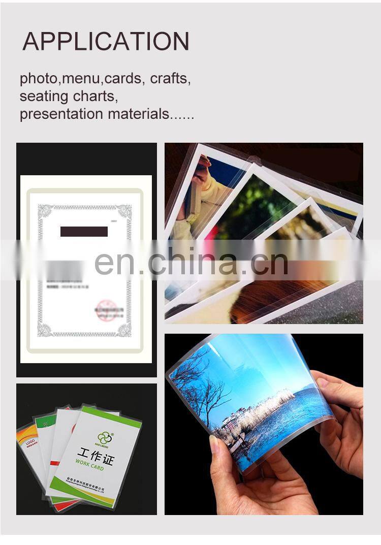 A4 A5 A6 laminator 235mm width plastic laminator hot and cold 2 roll Laminators