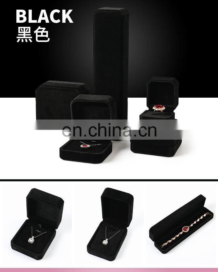 Jewelry Storage Boxes Presentation Necklace Pendant Jewelry Box Velvet Case Earrings Display Box 10*7*4.5cm