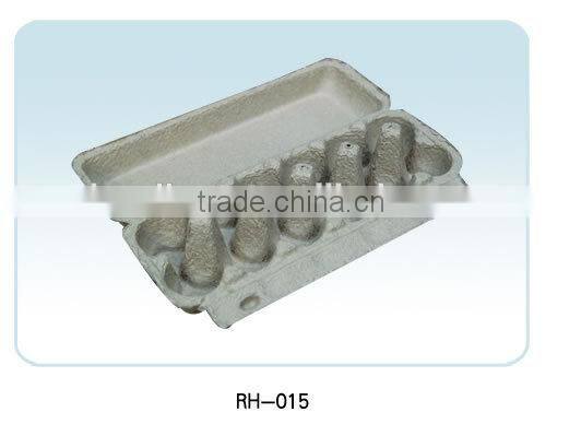 eco-friendly molded pulp plant fiber egg trays