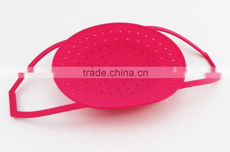 Food Silicone Steamer with Handles Corn Steamer