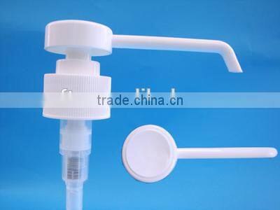 28mm ribbed plastic long sprayer lotion pump