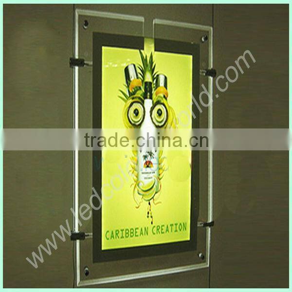 2014 New Advertising Equipment Plastic Lighting Box Sign