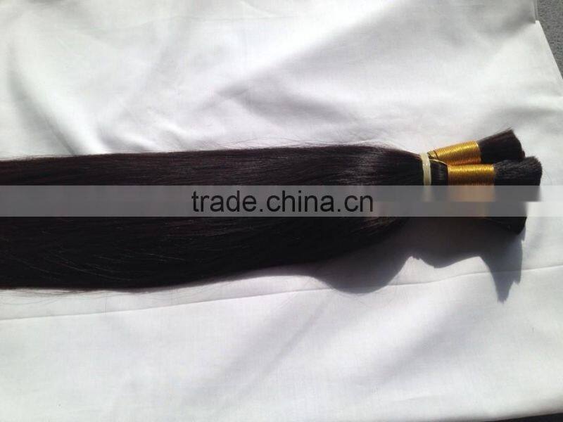 100% human hair unprocessed virgin hair silky no tangle