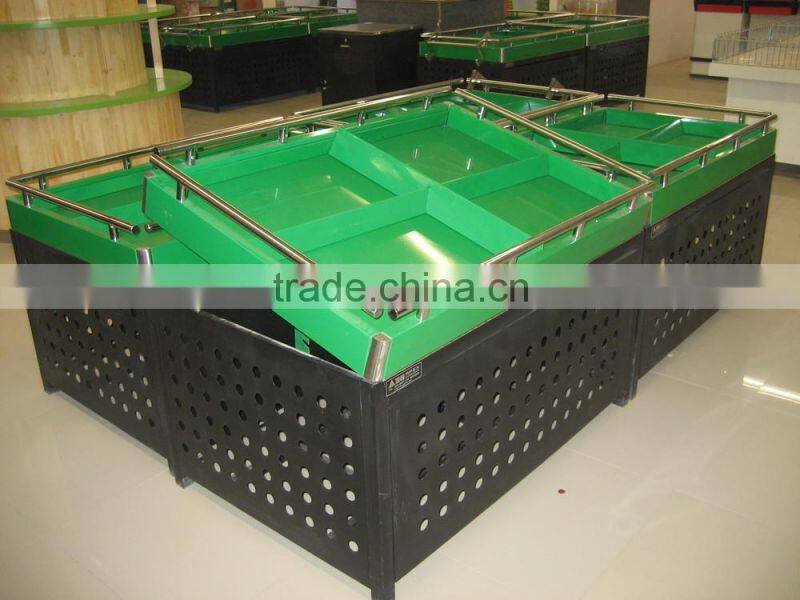 APEX supermarket vegetable and fruit display shelves