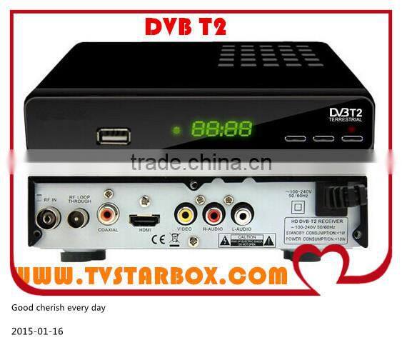 hot selling ali3821 chipset dvb t2 satellite receiver