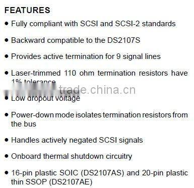 Integrated circuits DS2107A