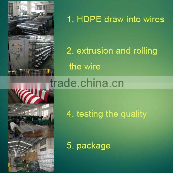 100% hdpe plastic 50gsm green safety net fall protection