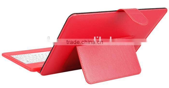 7 inch Flip PU Leather Silicon Bluetooth Tablet Keyboard Case