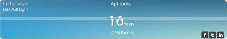 Beam angle >180 Surface treatment 4w led wall lamps