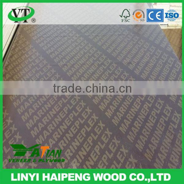 best quality Peru Film Faced Plywood / Lima Film Faced Plywood