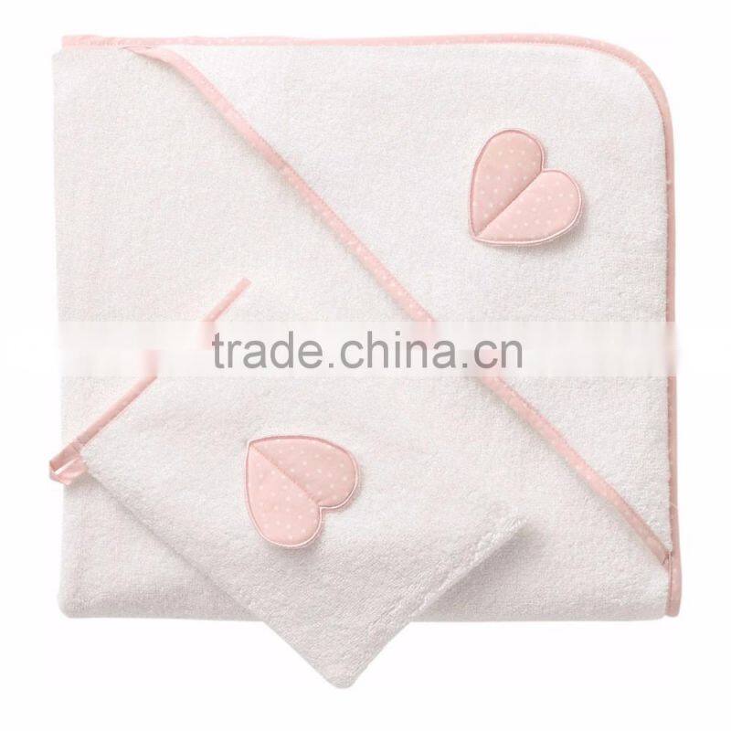 100% Organic Cotton Cartton Hooded Towel Baby