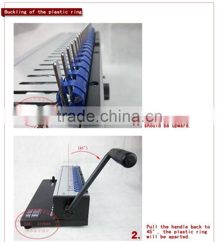 Office equipment comb binder