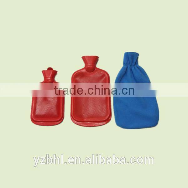 BS natural rubber hot water bottle