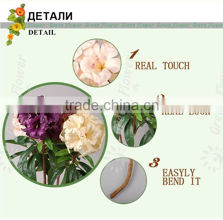 2016 Wholesale Multicolor Latex Artificial Flowers PU Real Touch Large Bouquet Wedding Bridal Decor Display Flower