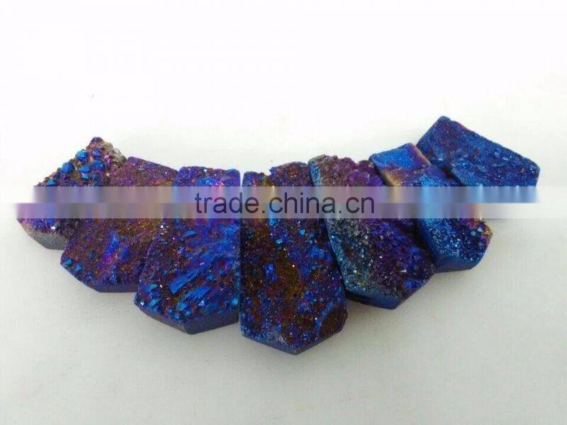 fluorite rectangle A freedom gemstone necklace