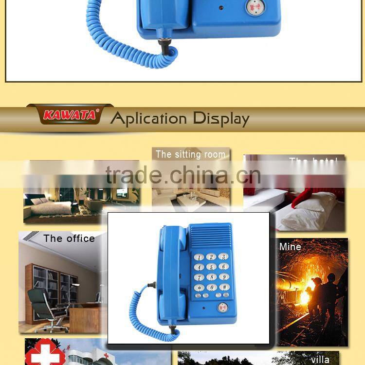 tough blinking keyboard waterproof industrial telephone