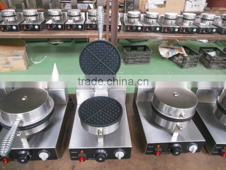 Commercial Restaurant Food Machinary Electric Waffle Maker/ Single Head Mesin Waffle UWB-1