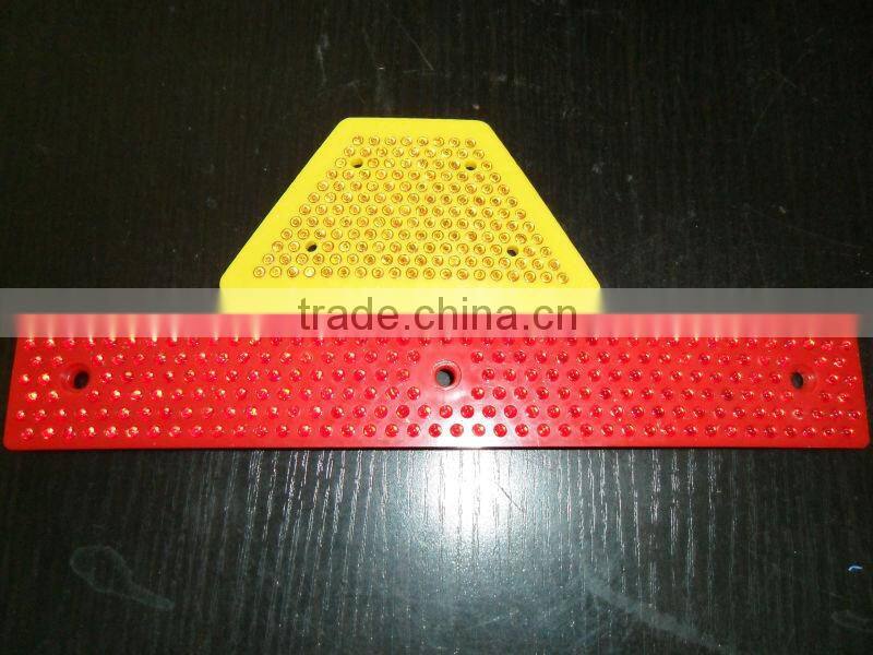 new design yellow ,red ,white 21 glass beads reflector lens