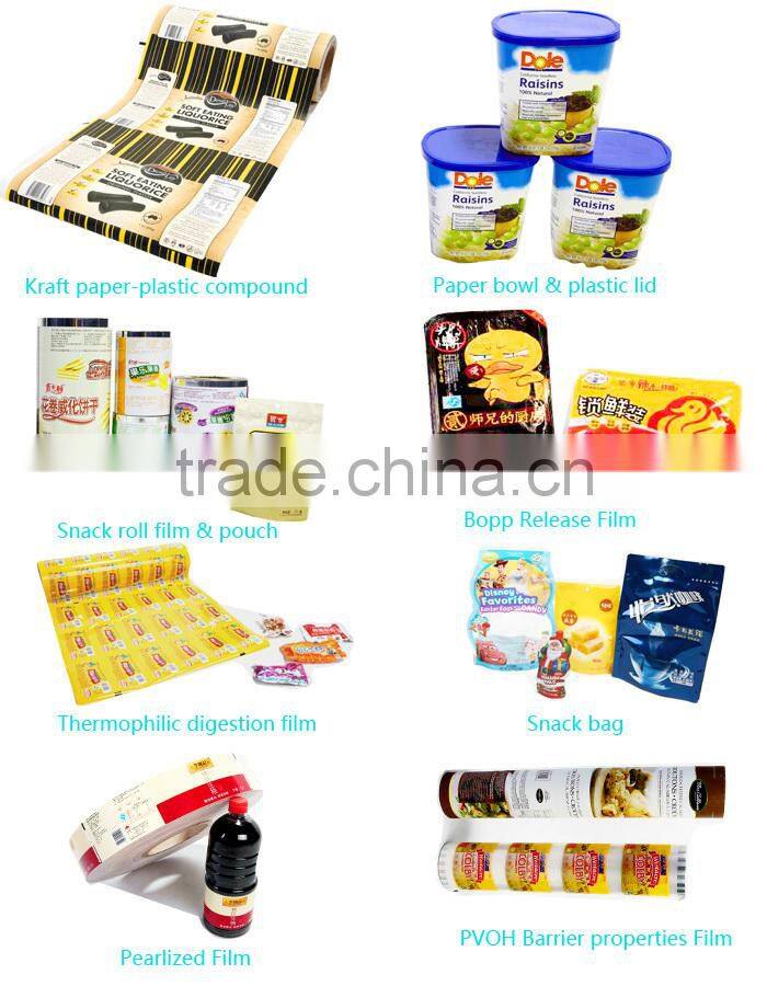 Food Industrial Use and Gravure Printing Surface plastic green coffee bean bag