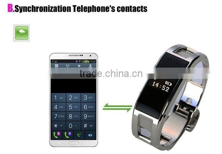 D8 Fashionable Sports Mate Smart LED Bluetooth Bracelet With OLED Display