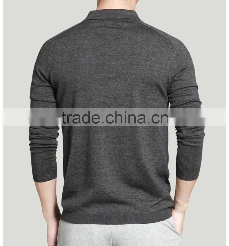 Wholesale china family couple custom printing Logo men sport golf polo neck design long yellow latest style men's t-shirt