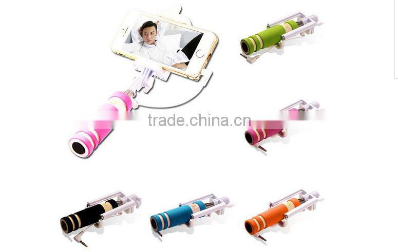 Professional Portable mini monopod selfie stick for iphone 4 5 6 mini tripod pau de self perche