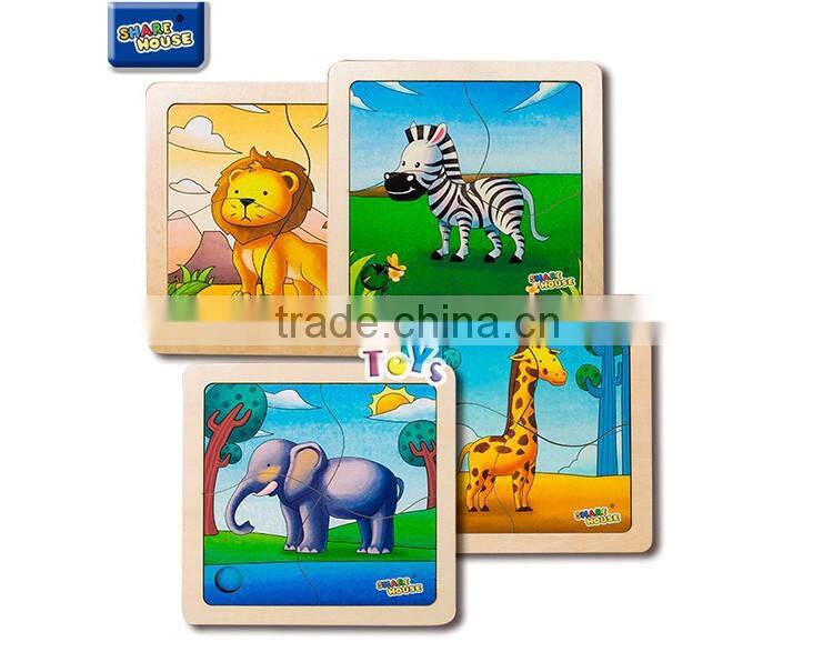 Hot selling wooden educational kids puzzle toys