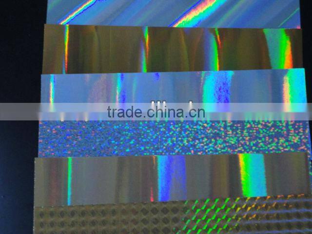 holographic laser metalized paper